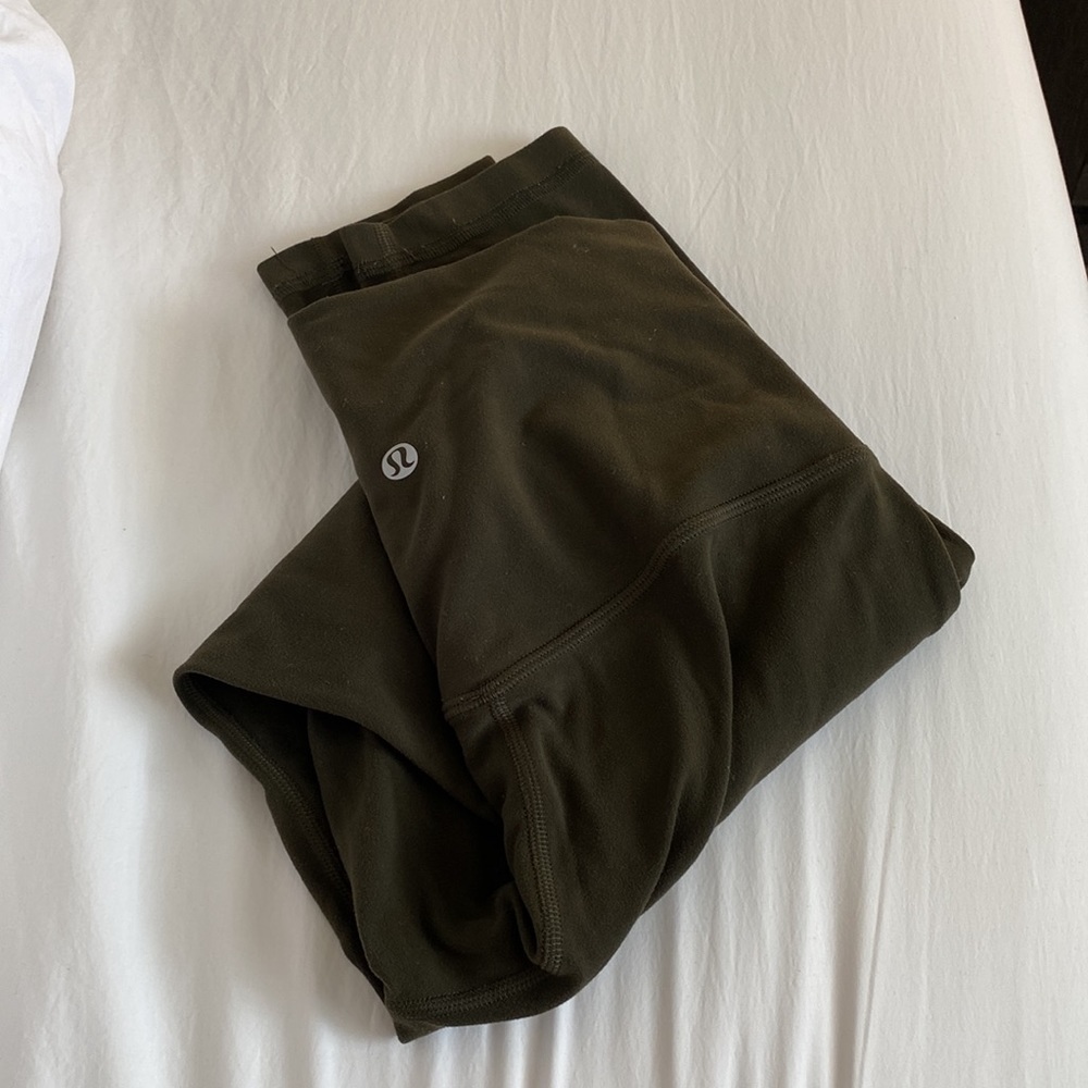Lululemon align pant, high rise, 25” length, olive green. Like new - Picture 15 of 15